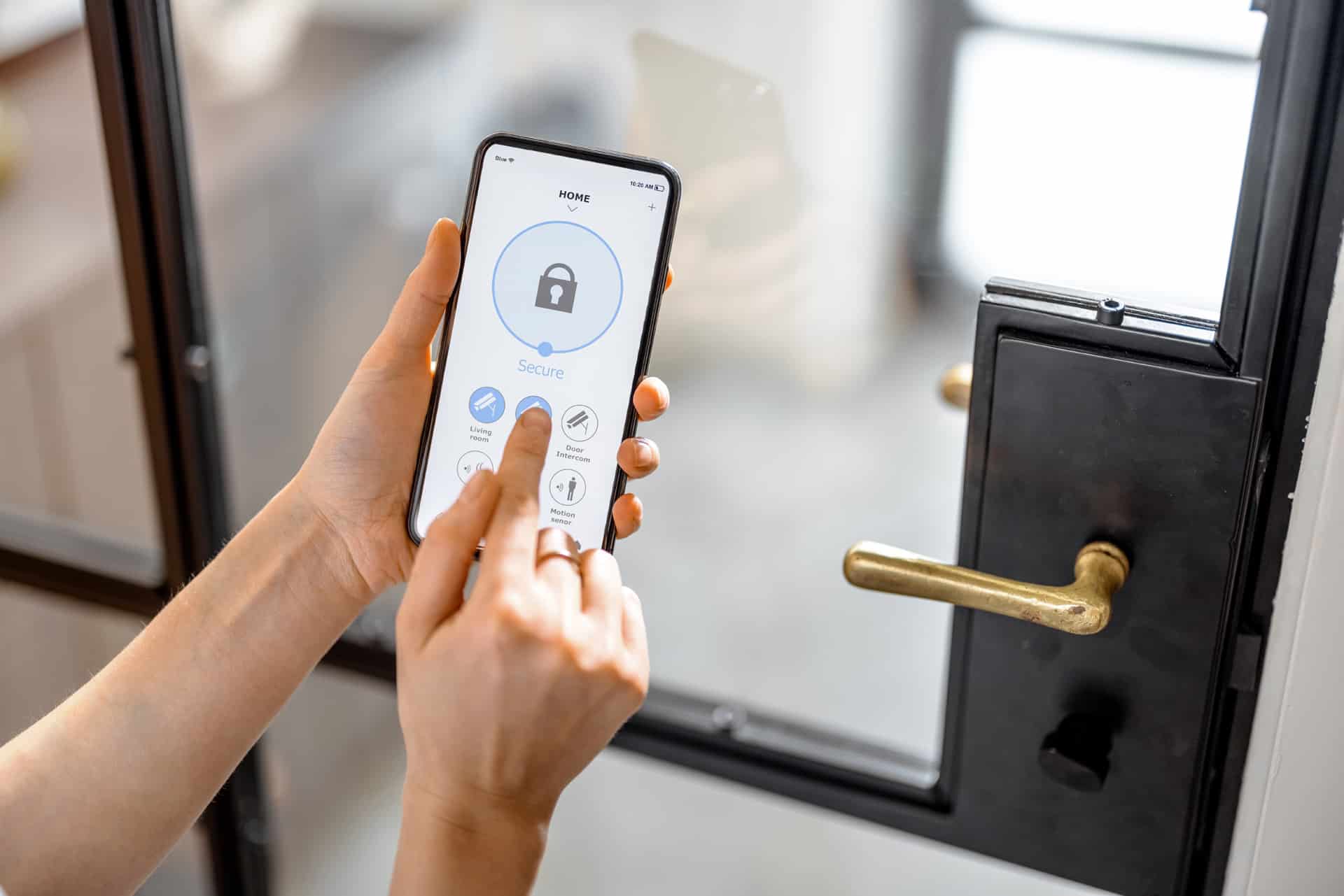 Smartphone indgangskontrol